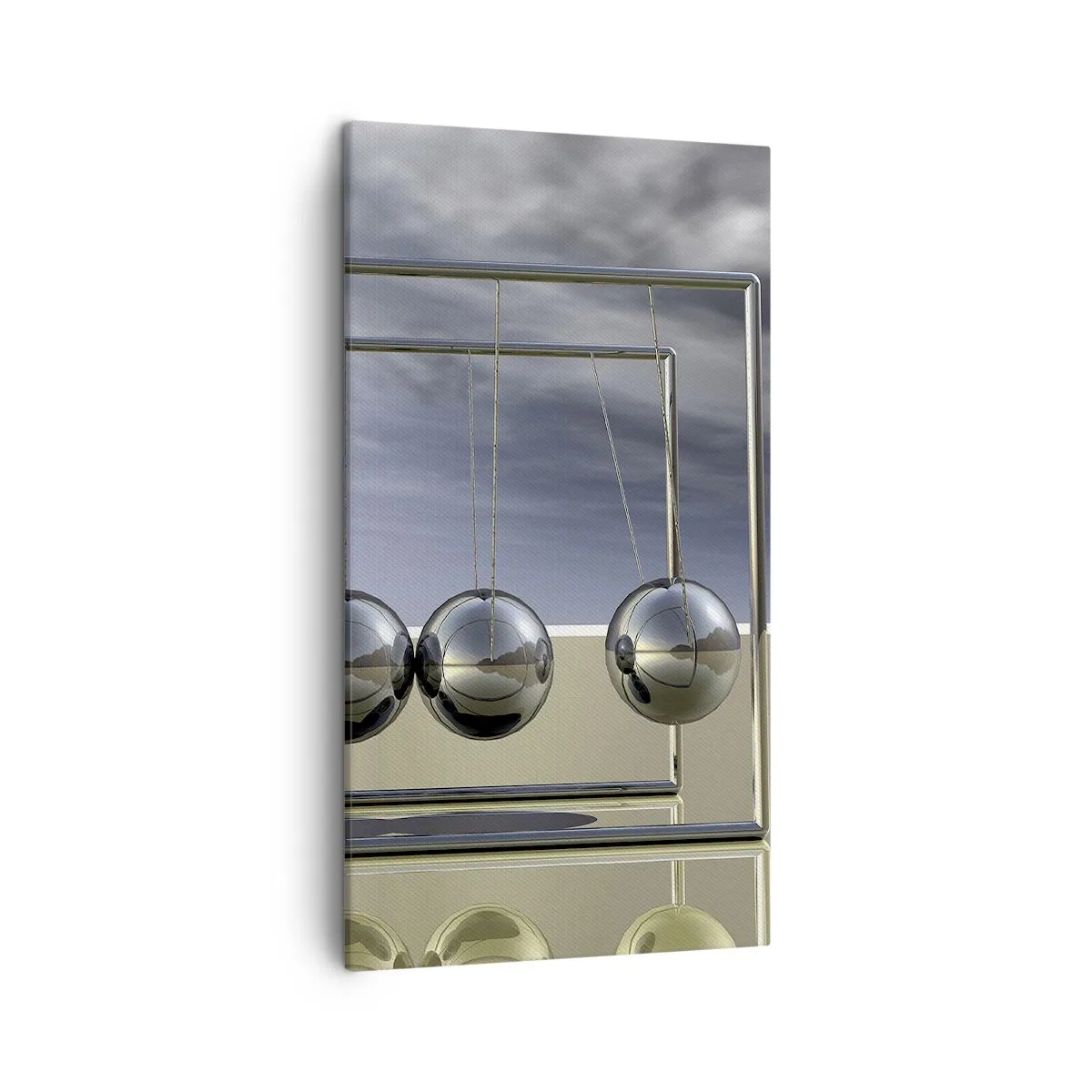 Bild auf Leinwand - Leinwandbild - Die Energie der Welt - 45x80 cm