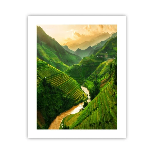 Poster - Vietnamesisches Tal - 40x50 cm
