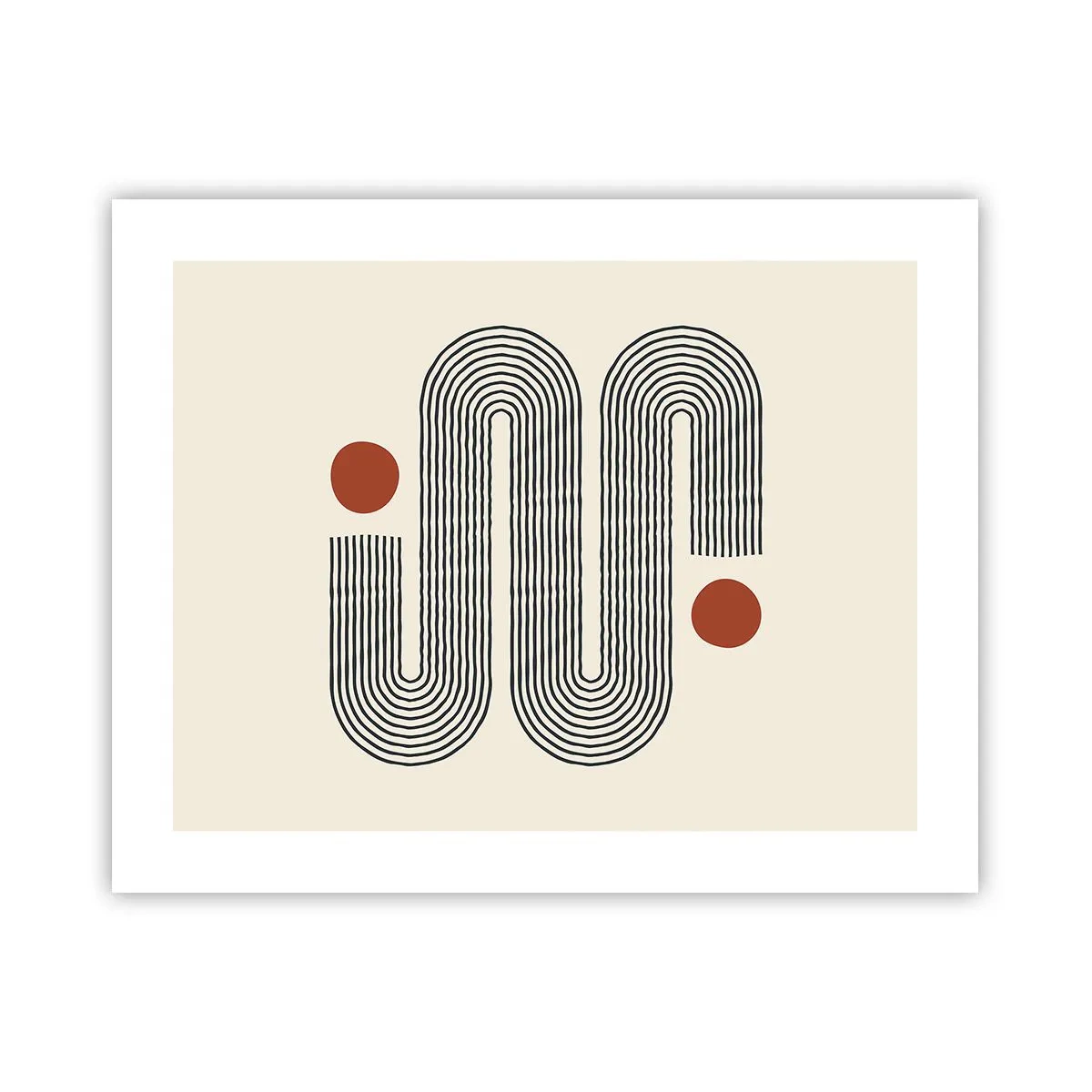 Poster - Vom Anfang bis zum Ende - 50x40 cm