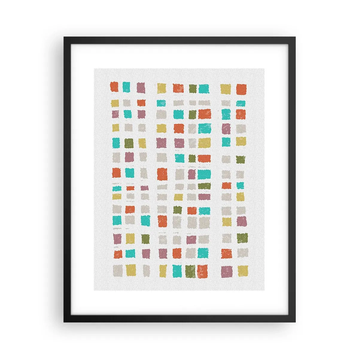 Poster in einem schwarzem Rahmen - Unbekanntes Spiel - 40x50 cm