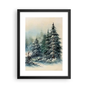 Poster in einem schwarzem Rahmen - Bereit für Weihnachten - 30x40 cm