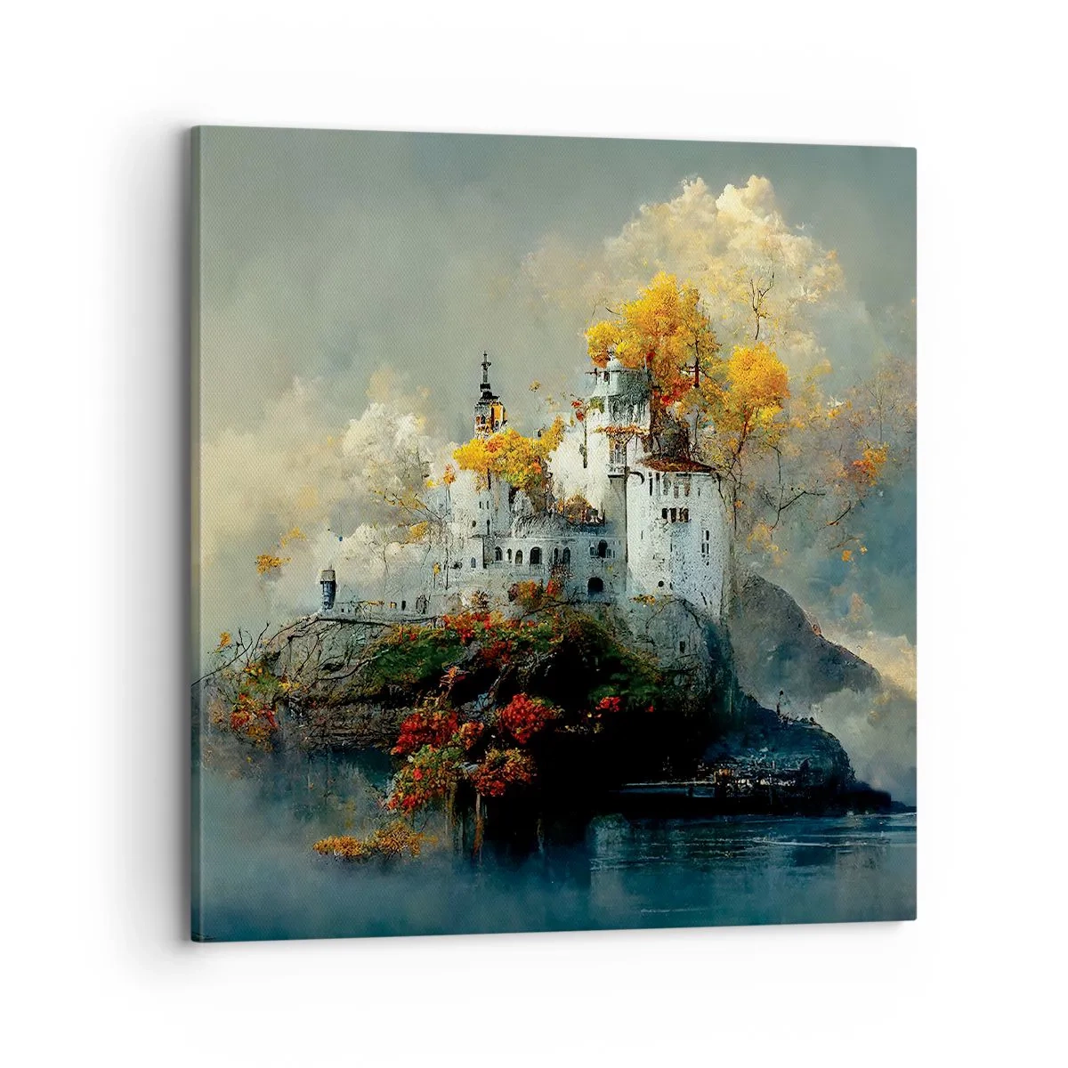 Bild auf Leinwand - Leinwandbild - Beginn einer romantischen Geschichte - 70x70 cm