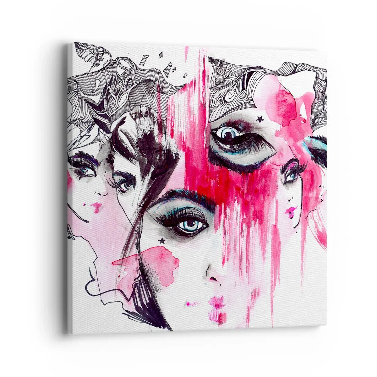 Bild auf Leinwand - Leinwandbild - , - 40x40 cm