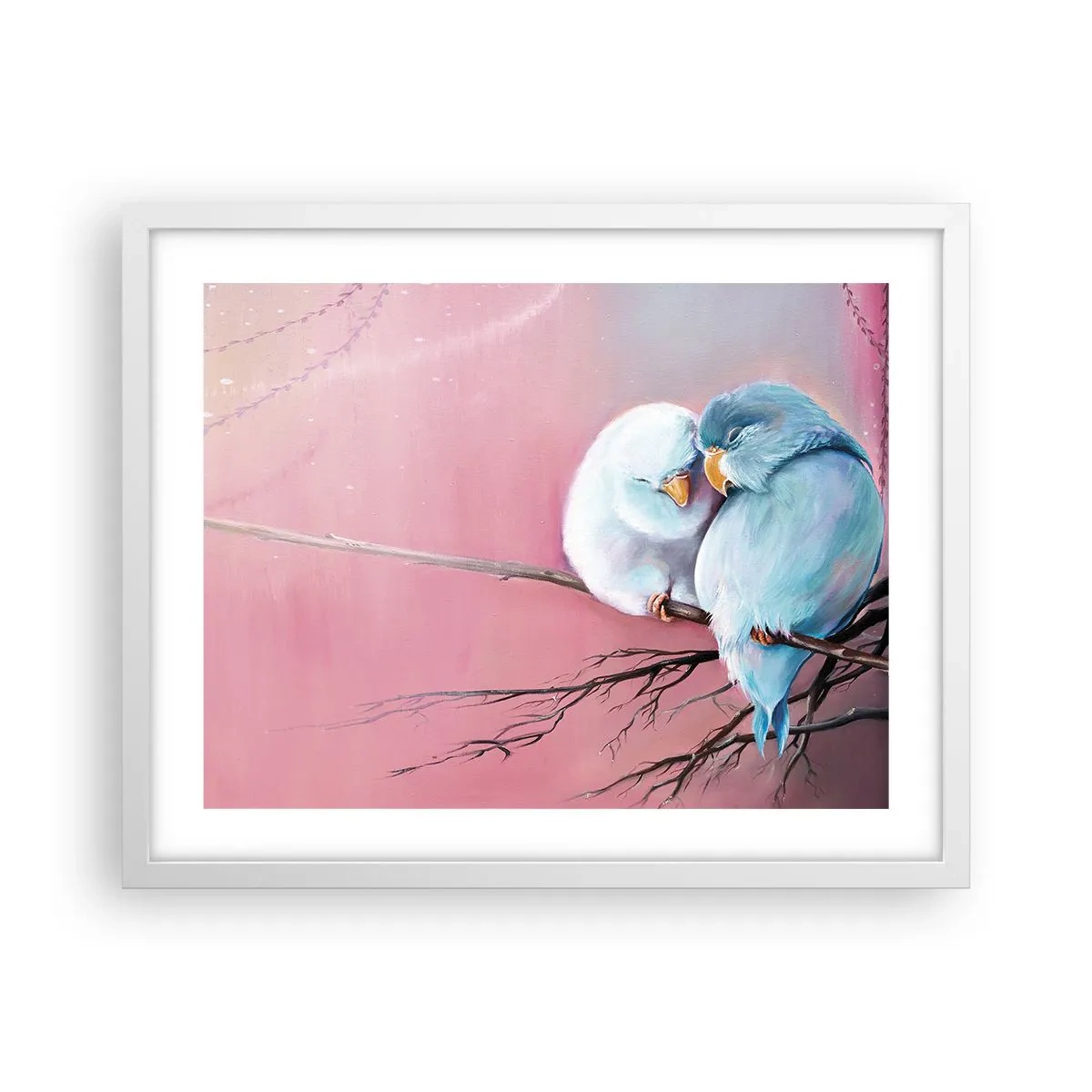 Poster in einem weißen Rahmen - Was kann ich hier hinzufügen? ... - 50x40 cm