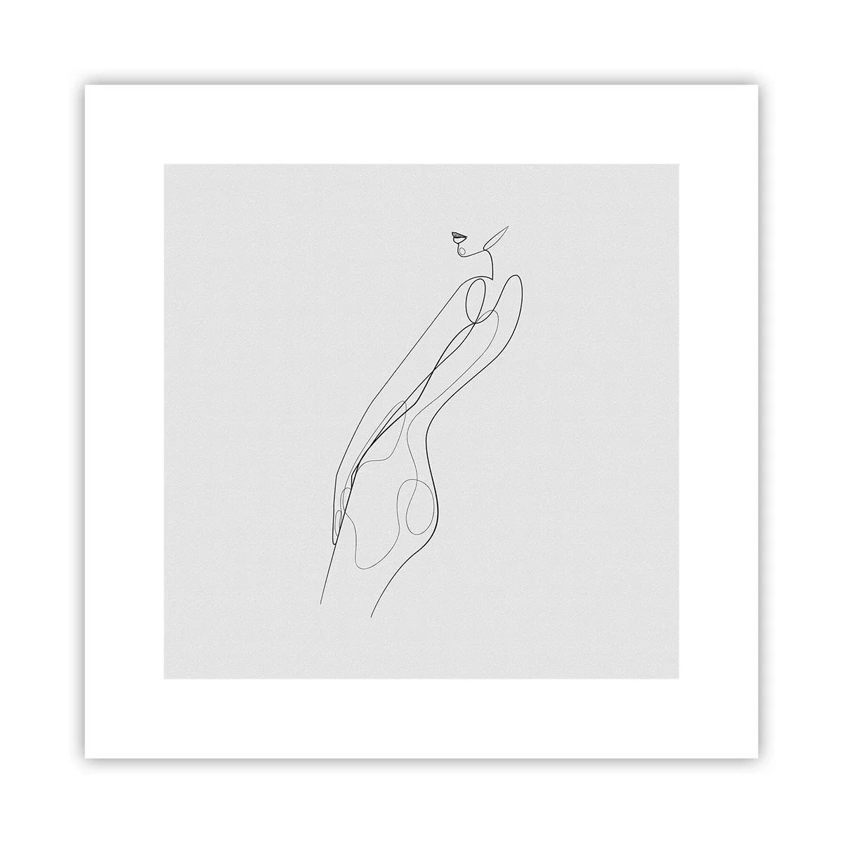 Poster - Bloß ein Versprechen - 30x30 cm