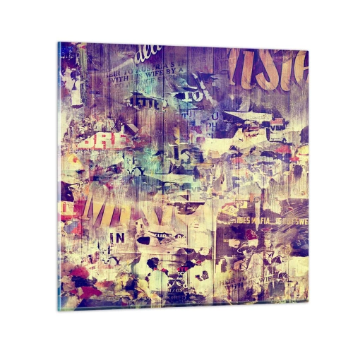 Glasbild - Bild auf glas - Und das ist alles, was es geben wird - 30x30 cm