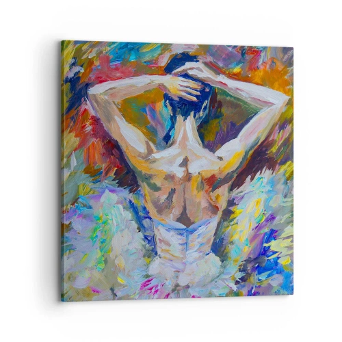 Bild auf Leinwand - Leinwandbild - Es kann alles sein - 70x70 cm