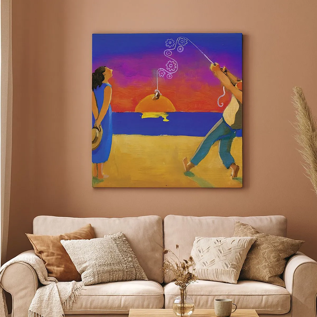 Bild auf Leinwand - Leinwandbild - Mehr als ein Sternchen vom Himmel - 30x30 cm