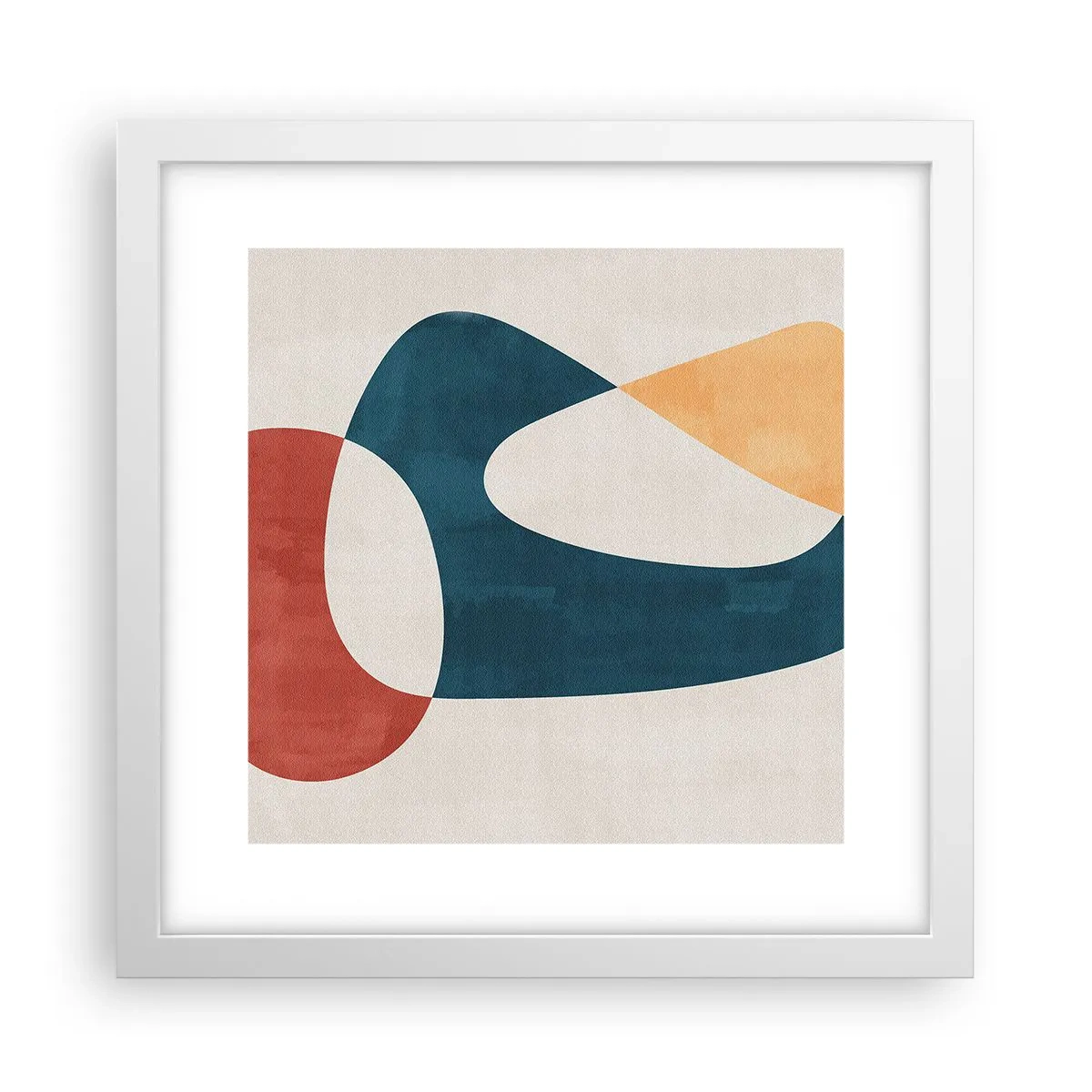 Poster in einem weißen Rahmen - Einflüsse und Metamorphosen - 30x30 cm