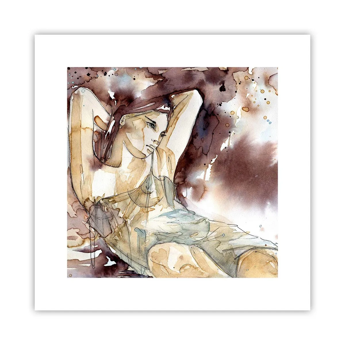 Poster - In lila Stimmung - 30x30 cm