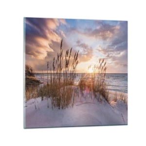 Glasbild - Bild auf glas - Abschied von Sonne und Wind - 30x30 cm