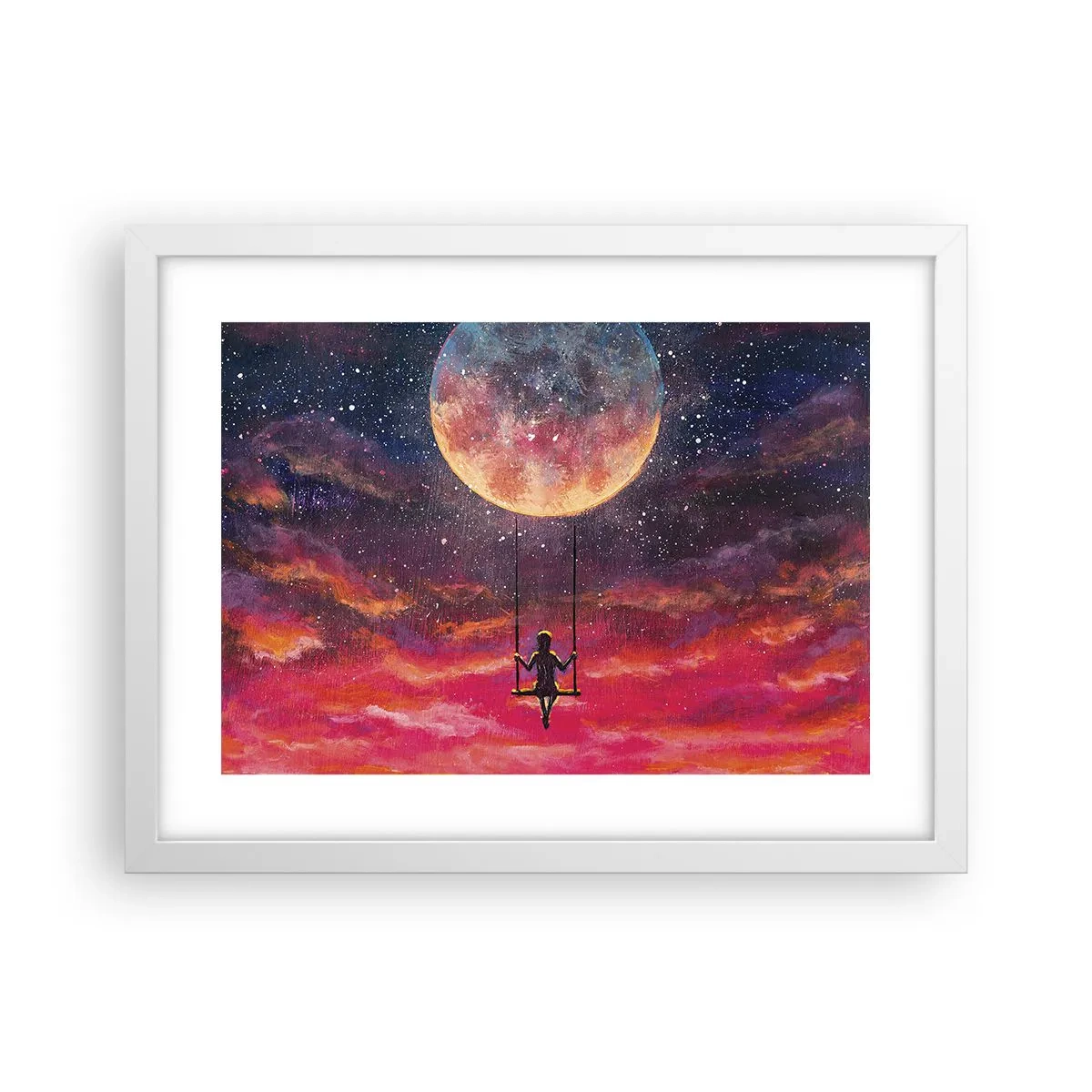 Poster in einem weißen Rahmen - Traum - 40x30 cm