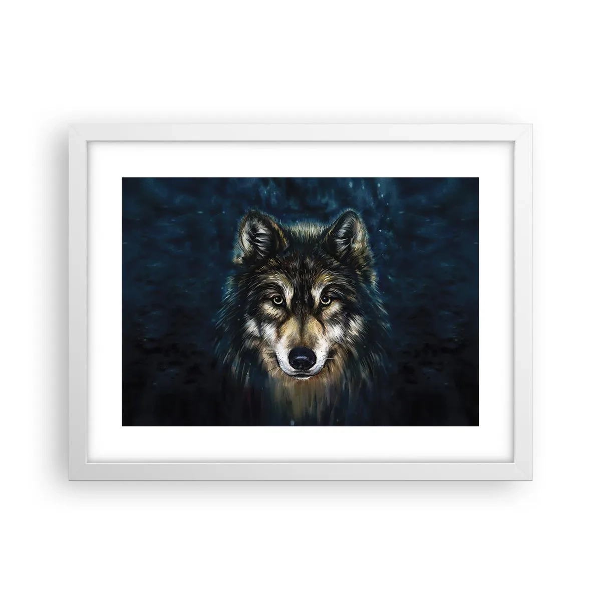 Poster in einem weißen Rahmen - Alpha? Und Omega - 40x30 cm