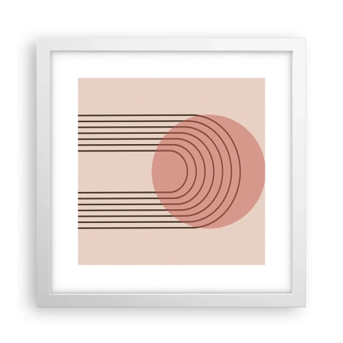 Poster in einem weißen Rahmen - Unwiderstehliche Anziehungskraft - 30x30 cm