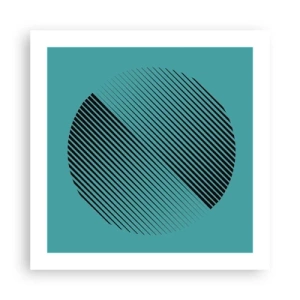 Poster - Kreis – eine geometrische Variante - 50x50 cm