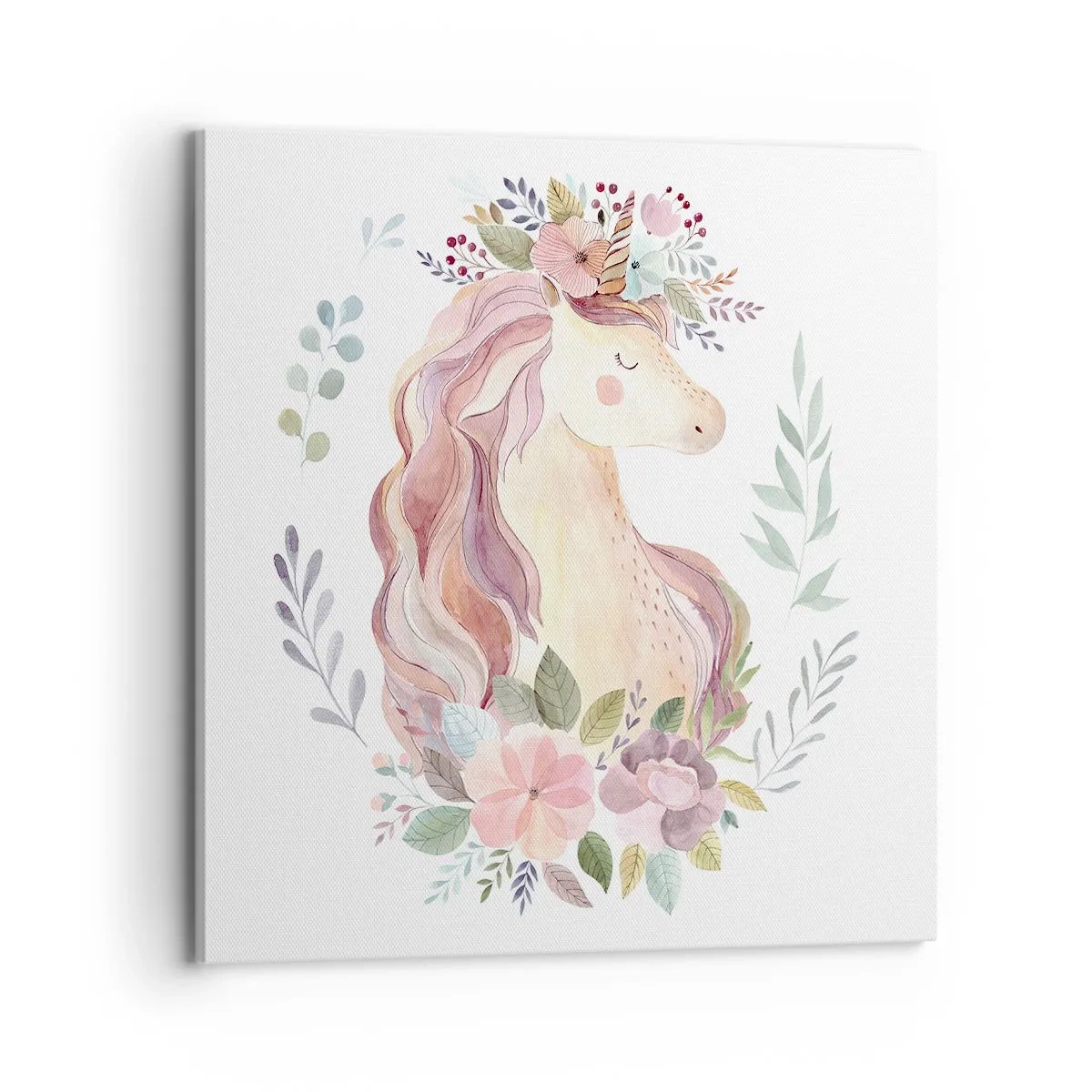 Bild auf Leinwand - Leinwandbild - Eine Einladung in die Welt der Märchen - 70x70 cm