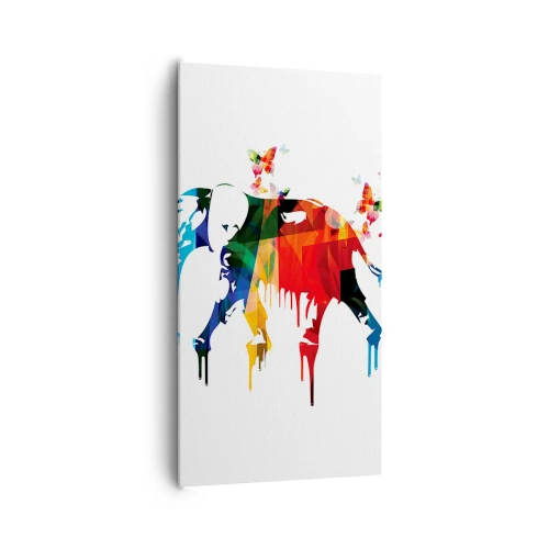 Bild auf Leinwand - Leinwandbild - Jeder kann tanzen - 65x120 cm