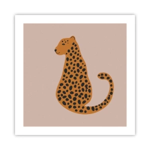 Poster - Leopardenmuster ist ein modisches Muster - 50x50 cm