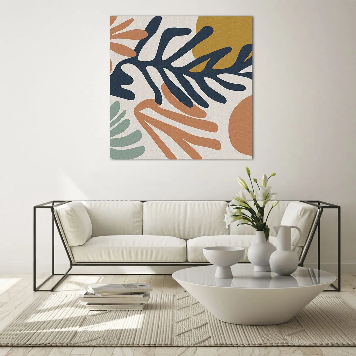 Glasbild - Bild auf glas - Korallenmeere - 70x70 cm