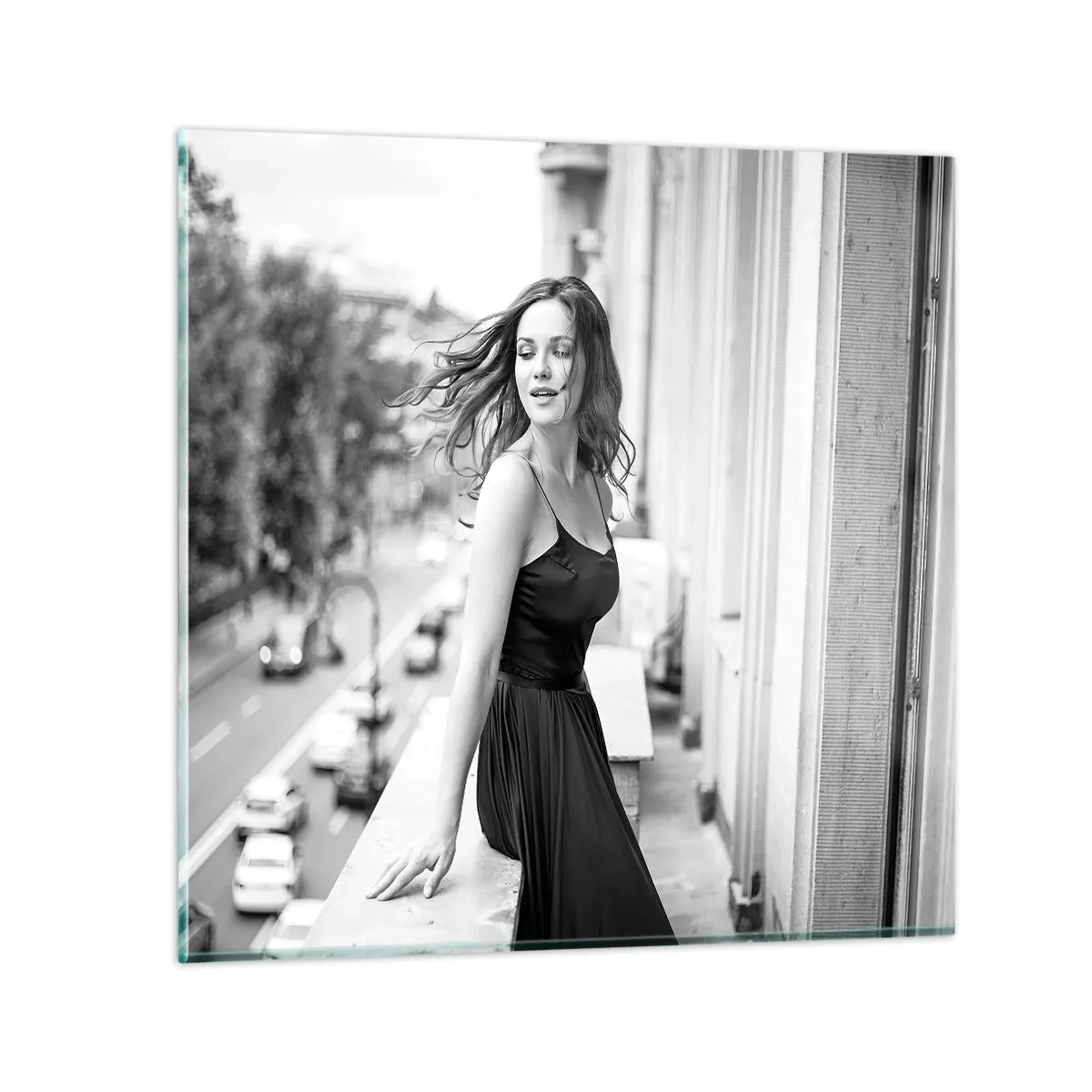 Glasbild - Bild auf glas - Bestimmt ein Pariser - 30x30 cm