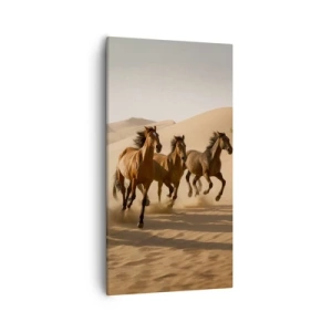 Bild auf Leinwand - Leinwandbild - Frei wie der Wind - 55x100 cm