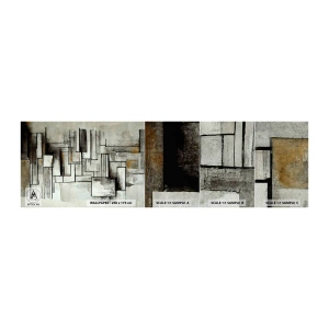 Fototapeten Muster Premium Sand - Kraft der Einfachheit - Stück, Alt, Striche - 100x30 cm