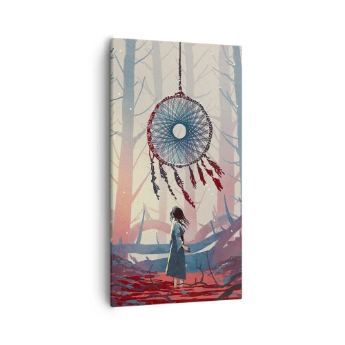 Bild auf Leinwand - Leinwandbild - Geheimes Glücksritual - 55x100 cm