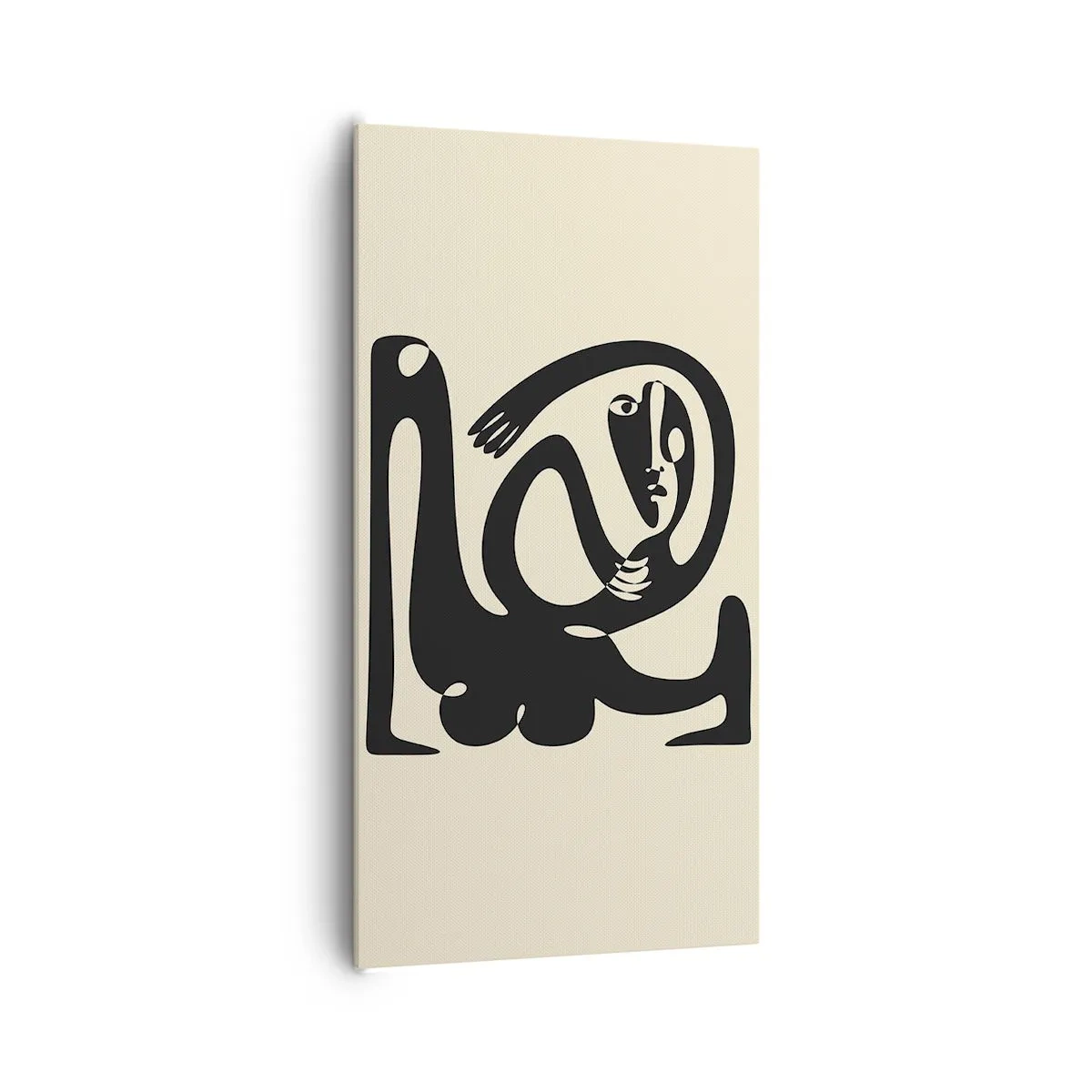 Bild auf Leinwand - Leinwandbild - Fast wie Picasso - 65x120 cm