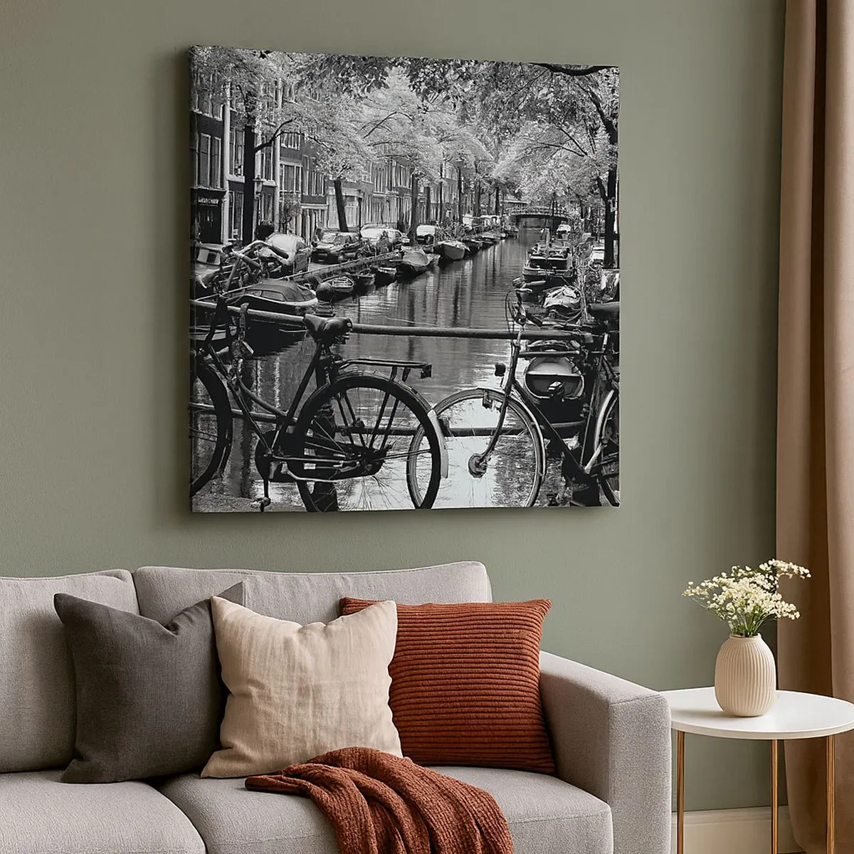 Bild auf Leinwand - Leinwandbild - Ein sehr holländischer Anblick - 30x30 cm