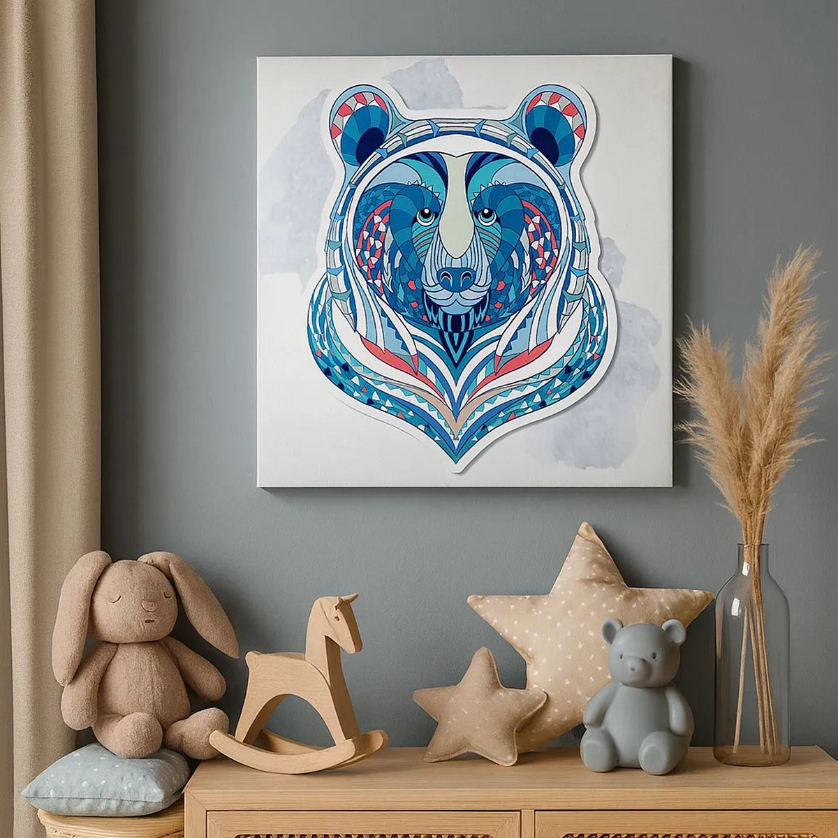 Bild auf Leinwand - Leinwandbild - Eviva Grönland! - 30x30 cm