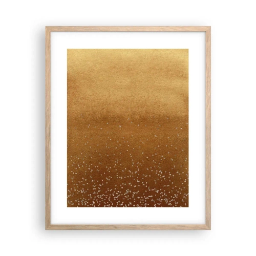 Poster in einem Rahmen aus heller Eiche - Die Geburt des Lichts - 40x50 cm