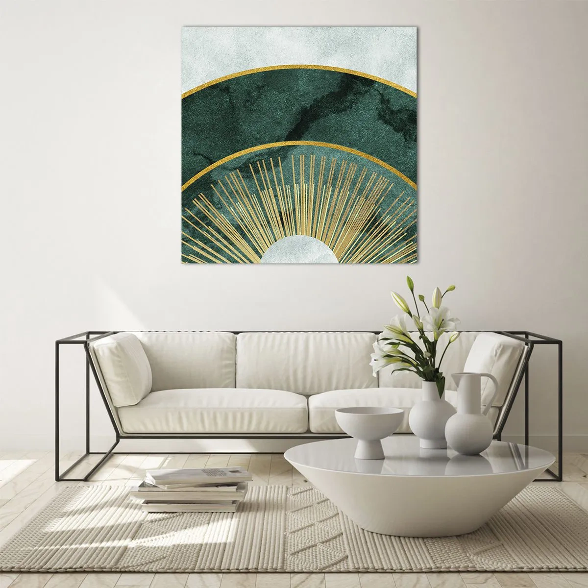 Glasbild - Bild auf glas - Anderes Sonnensystem - 60x60 cm