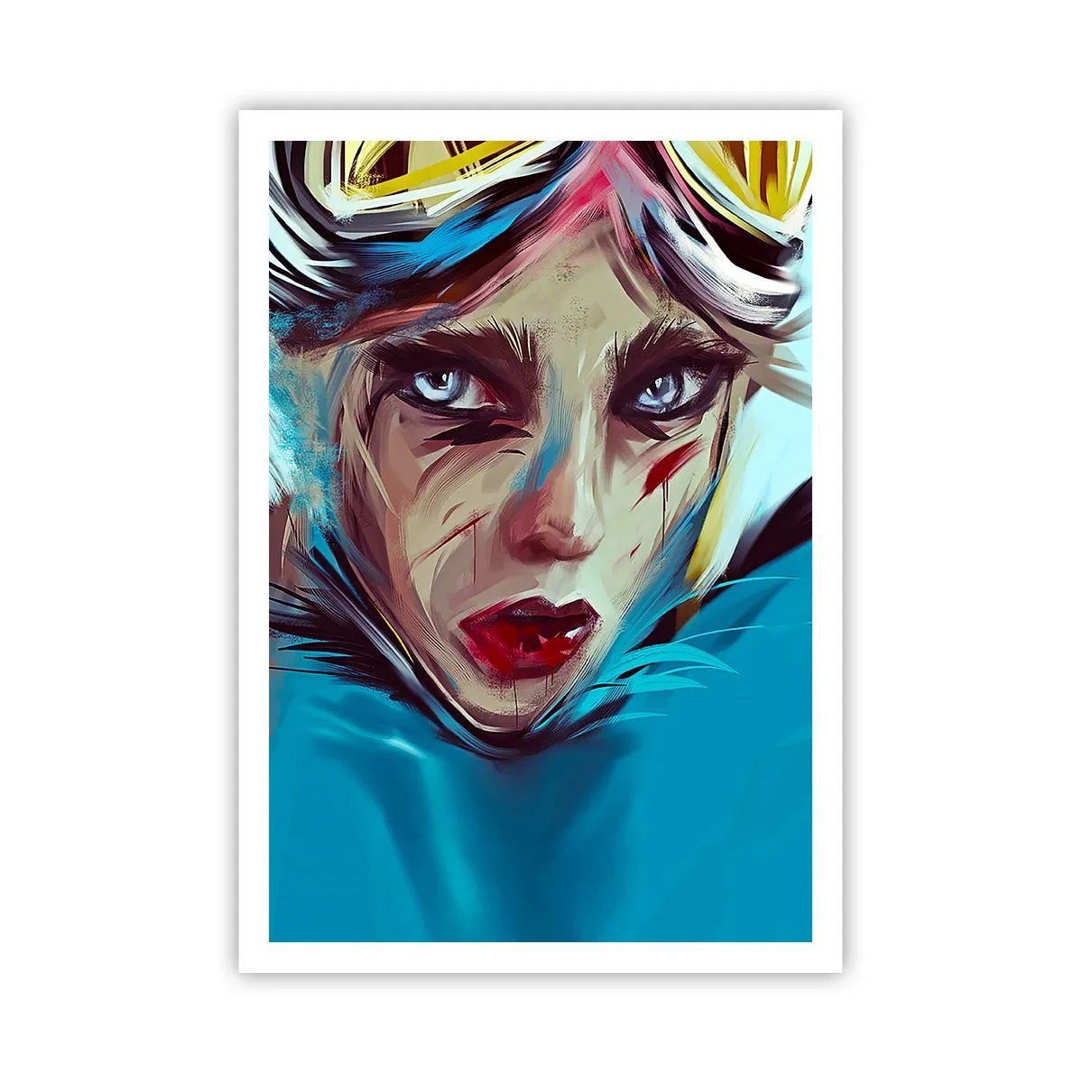 Poster - Strassenkämpferin - 70x100 cm