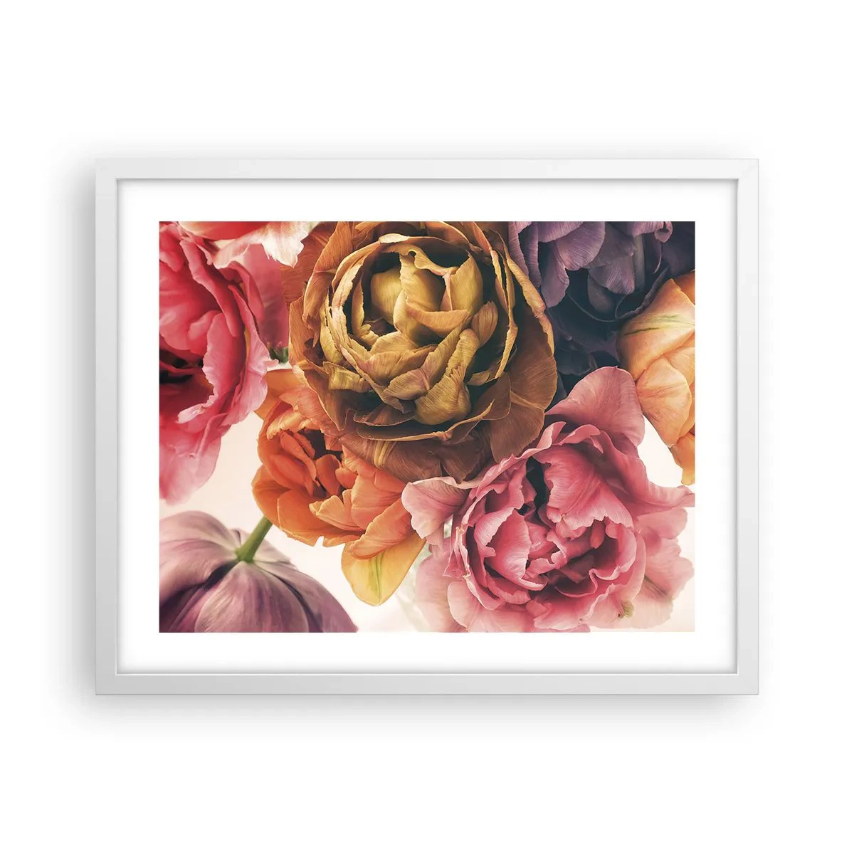 Poster in einem weißen Rahmen - Eine Feier des Lebens - 50x40 cm