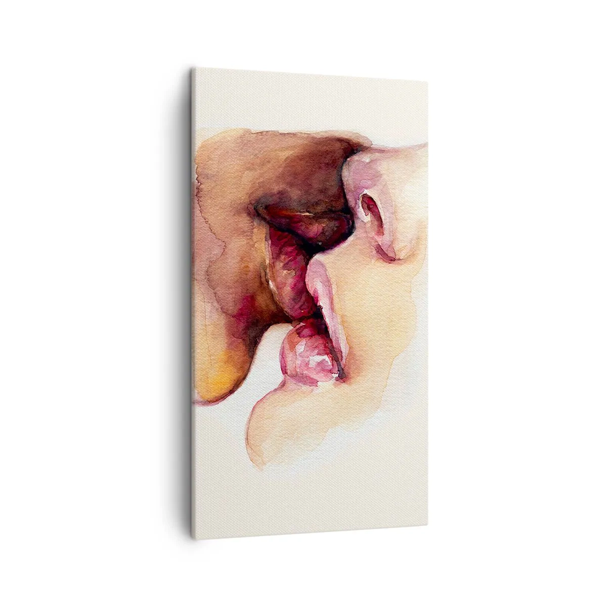 Bild auf Leinwand - Leinwandbild - Wie Tag und Nacht, Erde und Himmel - 45x80 cm