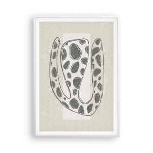 Poster in einem weißen Rahmen - Seltsame Kreatur - 70x100 cm