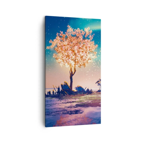 Bild auf Leinwand - Leinwandbild - Die Natur vergeht nicht - 45x80 cm