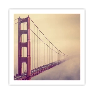 Poster - Zwischen Himmel und Erde - 60x60 cm