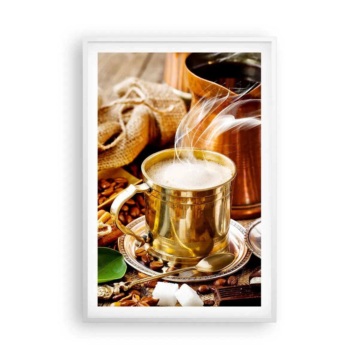 Poster in einem weißen Rahmen - Schönen Tag noch! - 61x91 cm