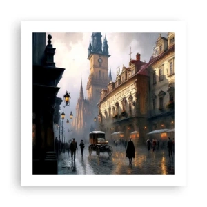 Poster - Charme eines Prager Abends - 50x50 cm