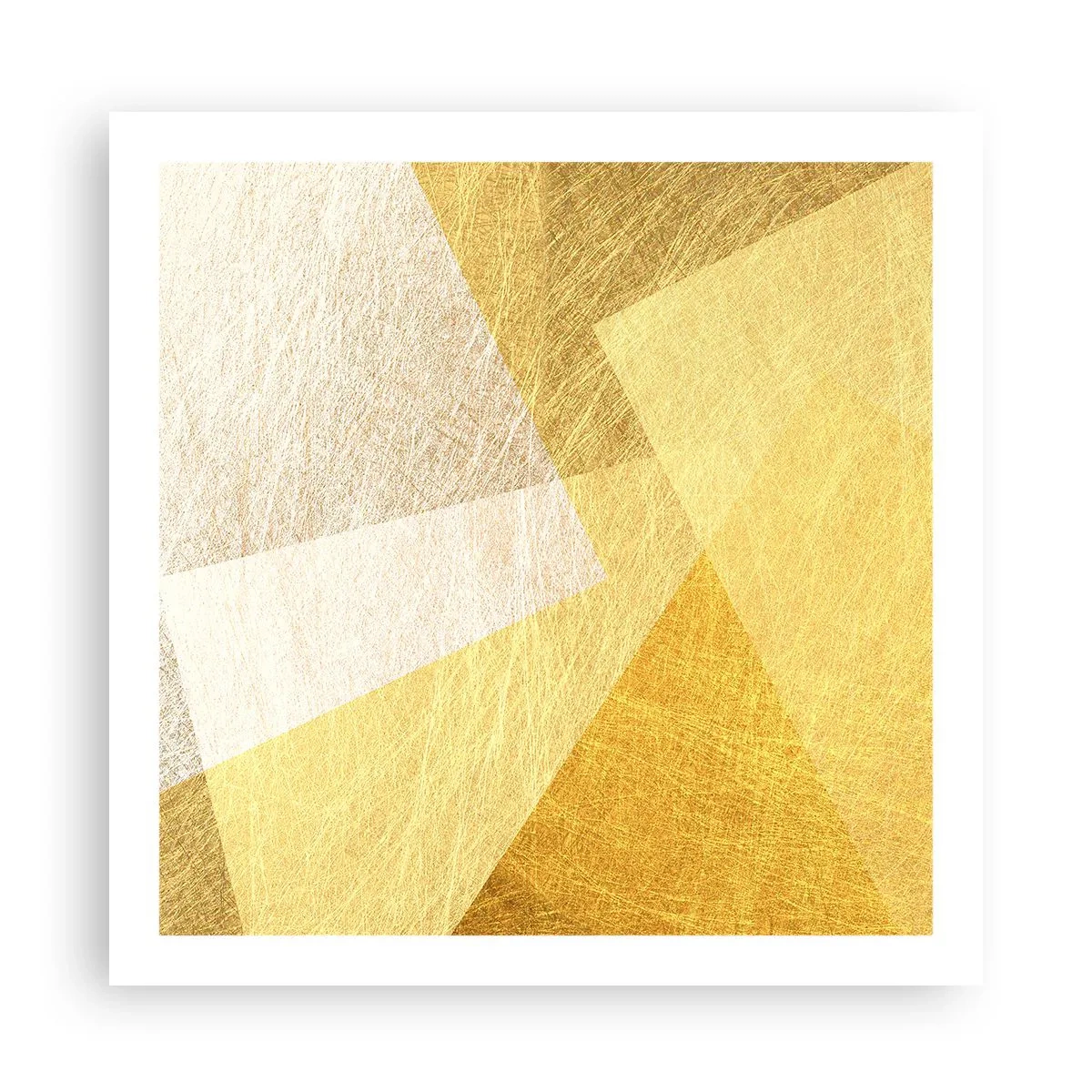 Poster - Geometriewetter - 60x60 cm