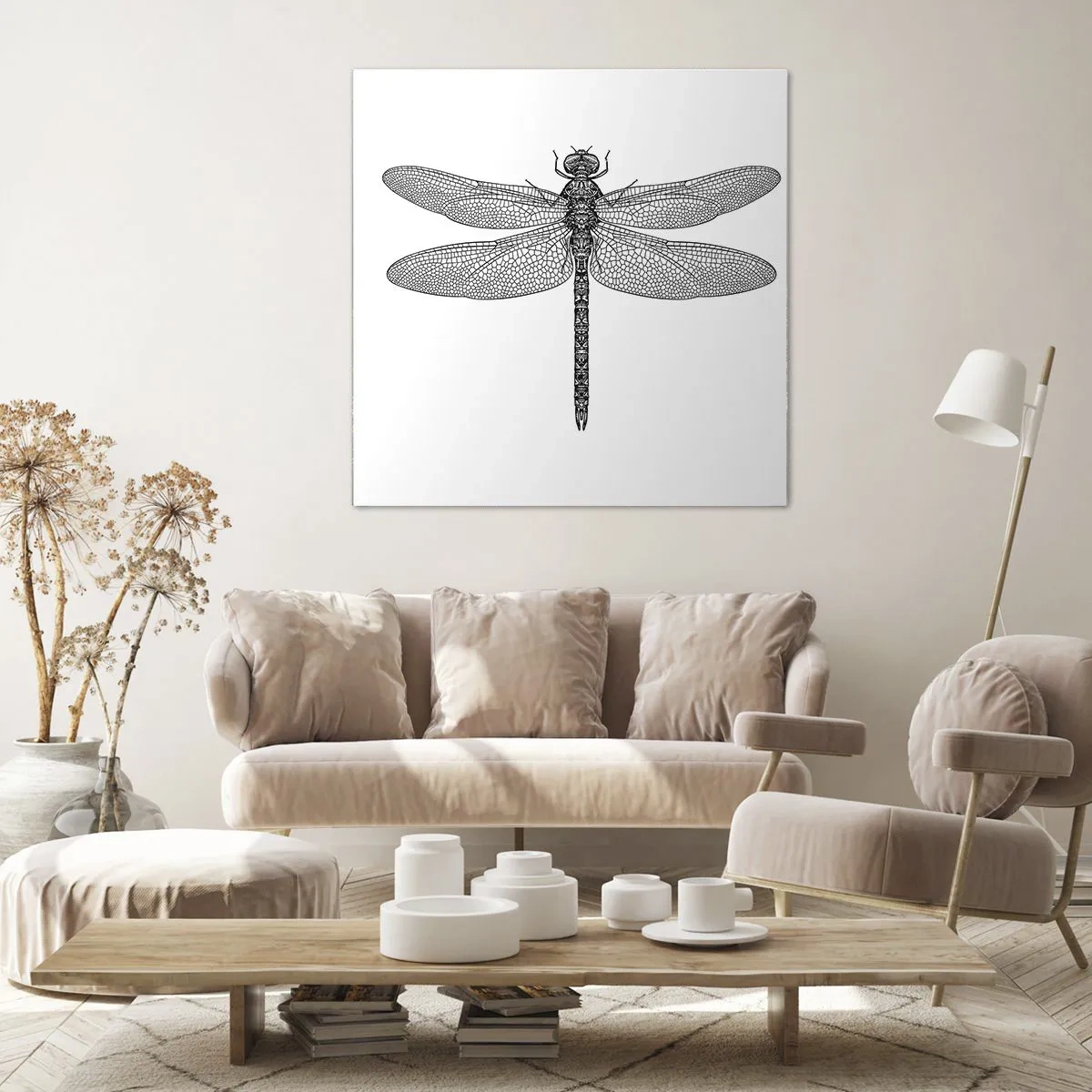 Bild auf Leinwand - Leinwandbild - Präzision der Natur - 60x60 cm