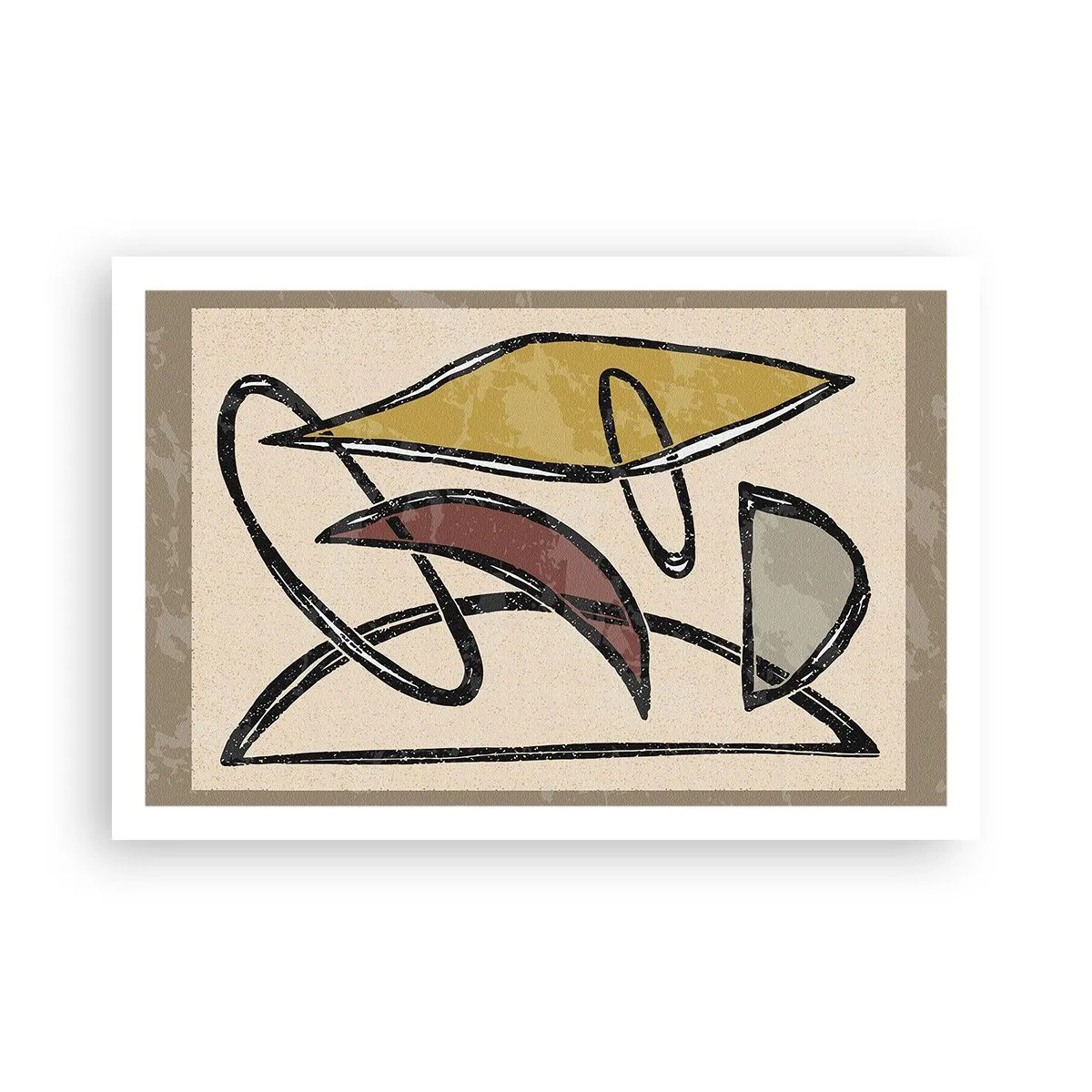 Poster - Vertikale und Horizontale - 91x61 cm