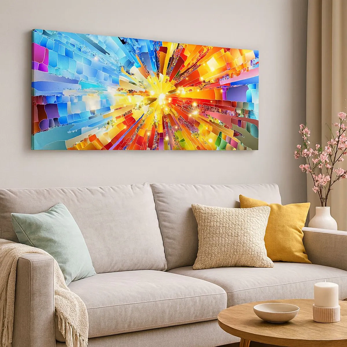 Bild auf Leinwand - Leinwandbild - In Medienauflösung - 100x40 cm