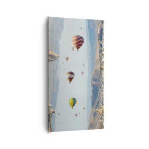 Bild auf Leinwand - Leinwandbild - Hier ist alles möglich - 65x120 cm