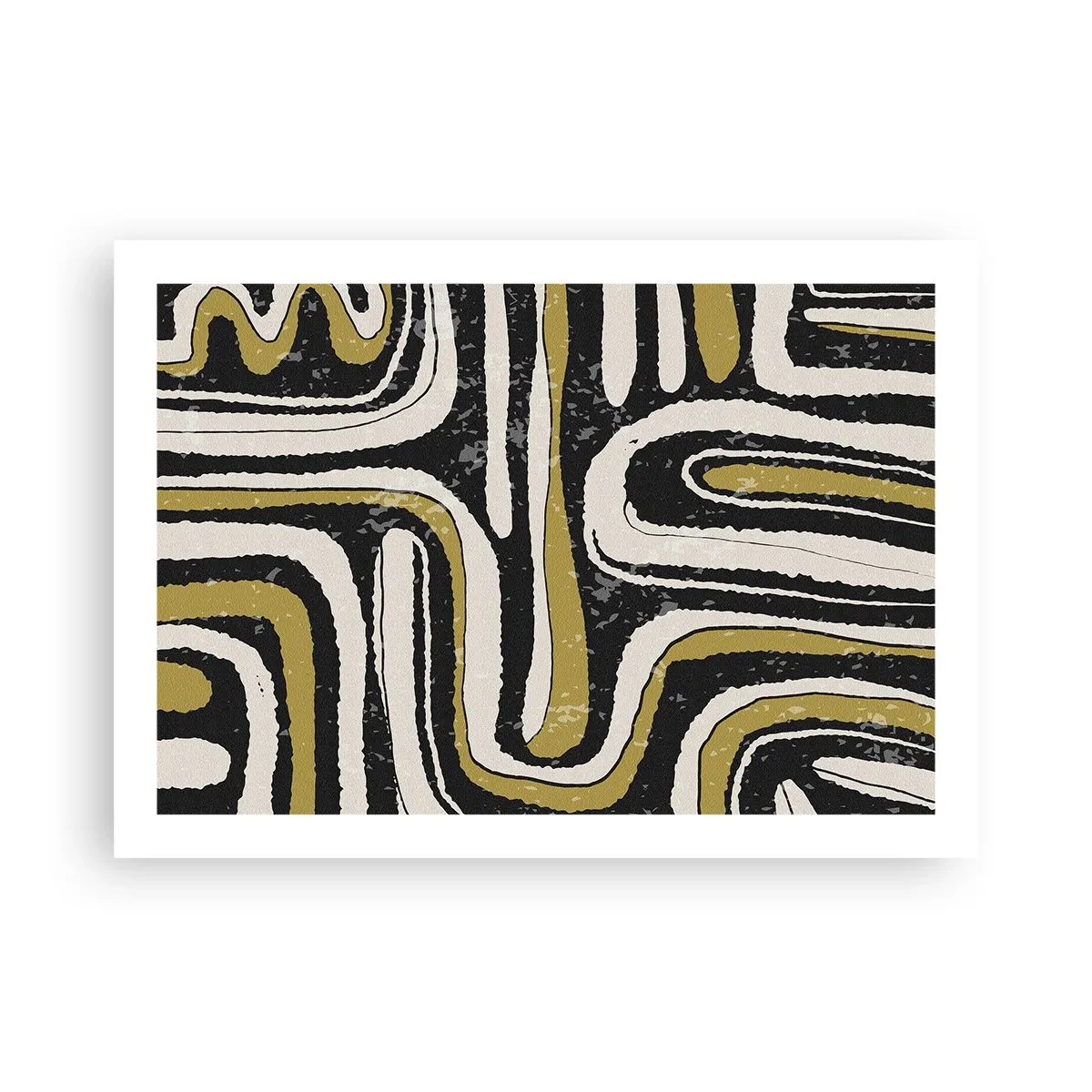 Poster - Komposition: Straßen und Gassen - 70x50 cm