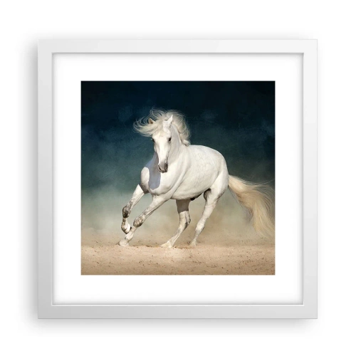 Poster in einem weißen Rahmen - Freiheit in ihrem reinen Zustand - 30x30 cm