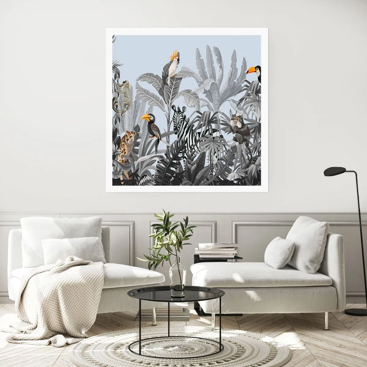 Poster - Afrikanisches Märchen - 60x60 cm