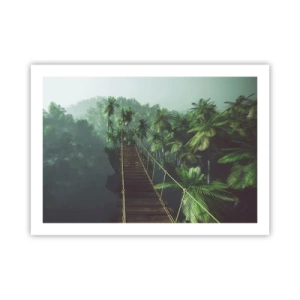 Poster - Über der Brandung des Grüns - 70x50 cm