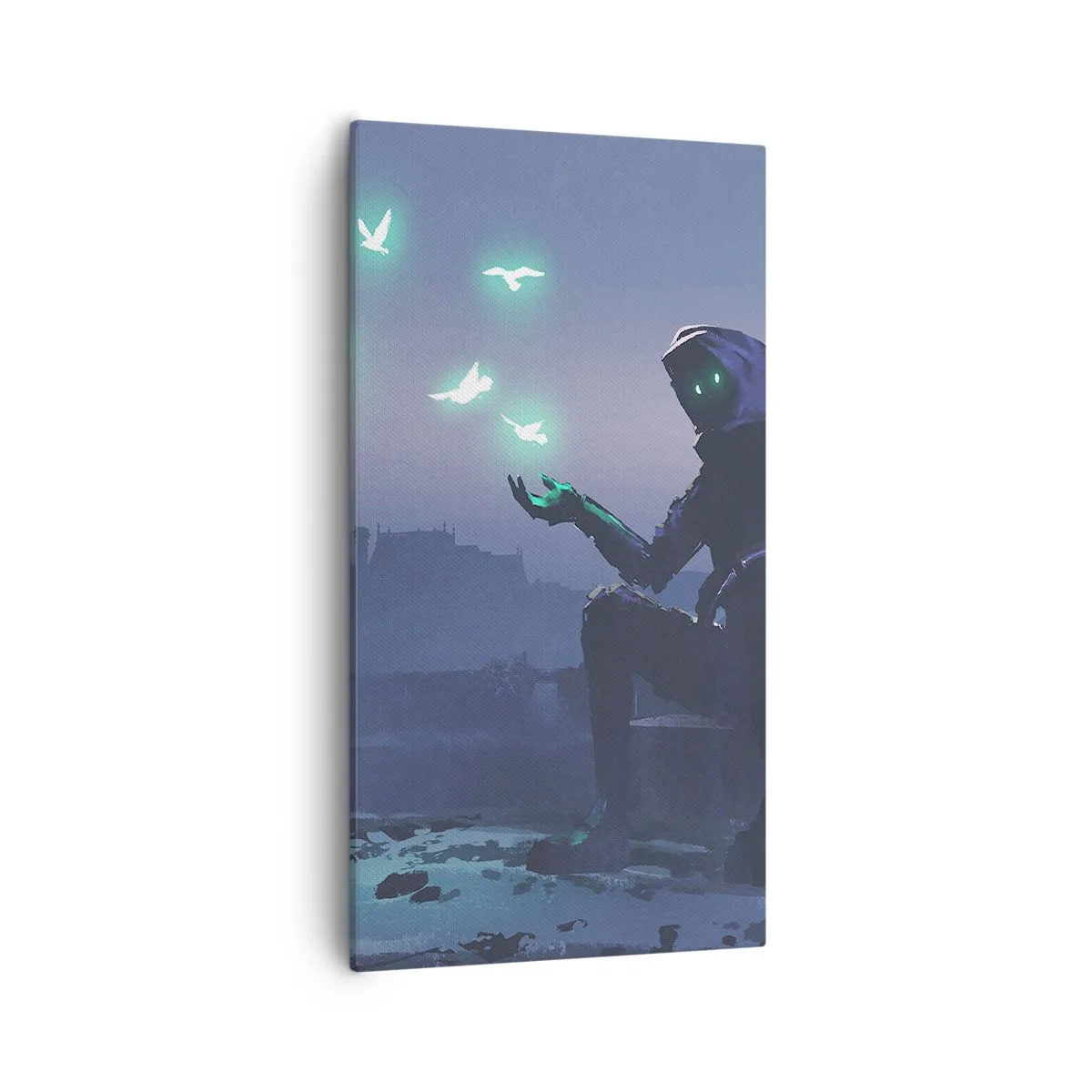 Bild auf Leinwand - Leinwandbild - Das Leben wird zurückkommen - 55x100 cm